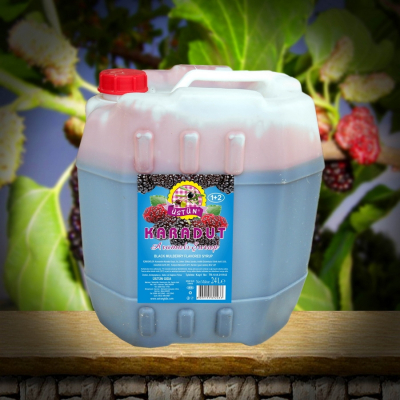 &Uuml;st&uuml;n Karadut Aromalı Şurup 24 litre Bidon 1+2