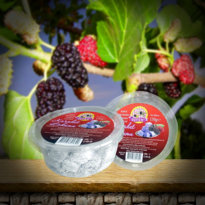 &Uuml;st&uuml;n Karadut Lokumu 150 g